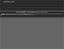 Tablet Screenshot of mukhtar.com